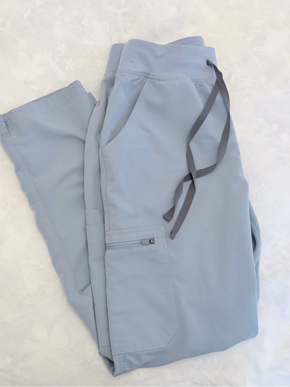 Figs Yola Scrub Pants Dusty Blue